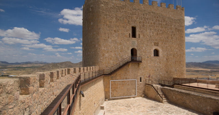 Castillo de Jumilla en Murcia