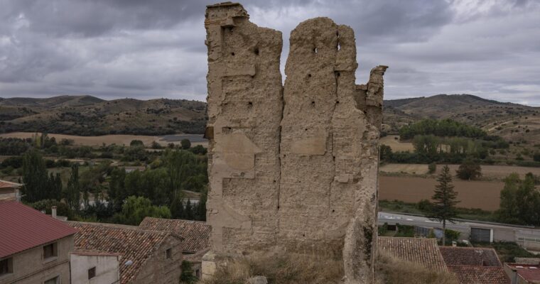 Castillo de Burbaguena o de Burbacana en Teruel