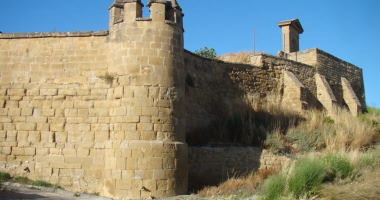 Castillo del Conde Aranda o de Sietamo en Huesca